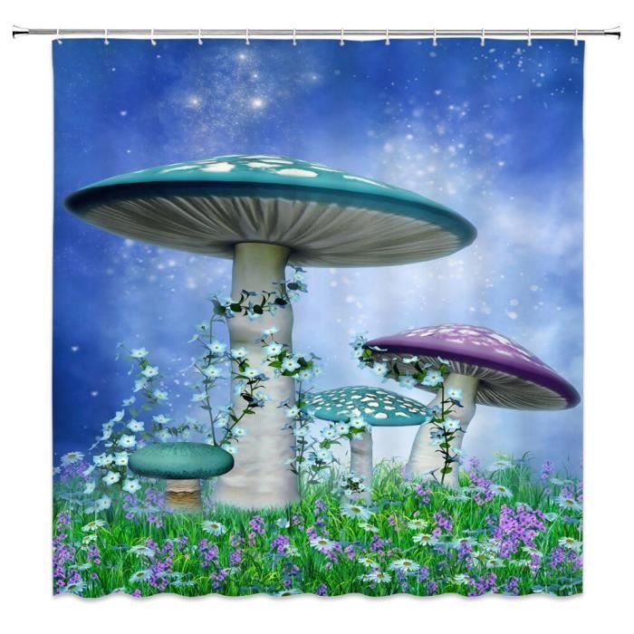 Forêt Cascade Rideau De Douche Anti Moisissure 180X180 Cm 100 Forêt Cascade Rideau De Douche Anti Moisissure 180X180 Cm 100