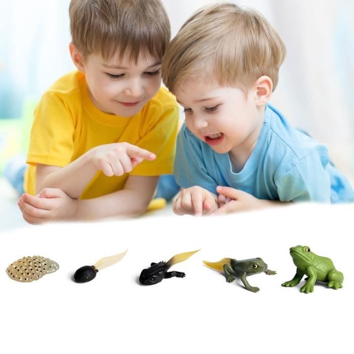 Lot de 6 supports de poupée réglables - Accessoires de support pour décoration de maison et de bureau - Pour jouets de 10 à 20 cm (blanc et noir