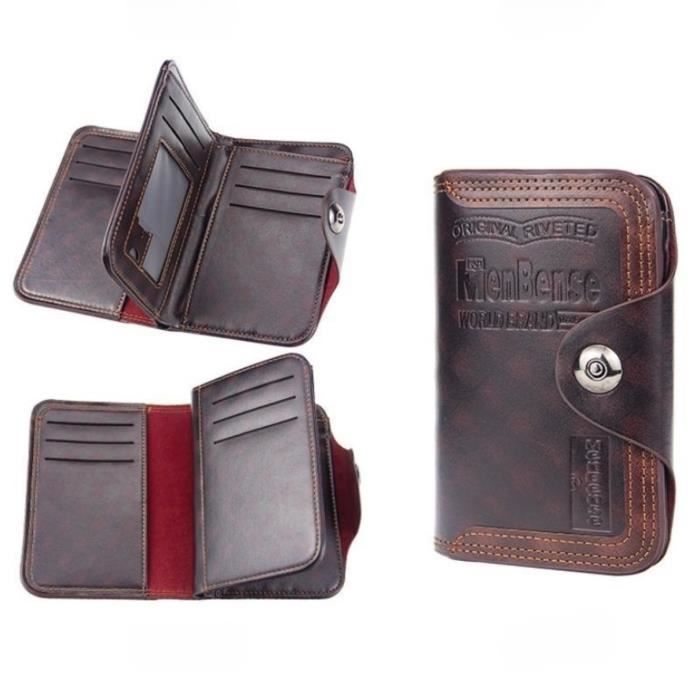 AUTHENTIQUE Portefeuille cuir brun GALIMARD dans sa boite