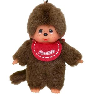 Porte-clés Peluche Bebichhichi Doré - Mascotte Monchhichi Sekiguchi - Japon
