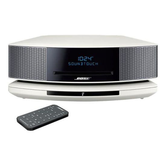 Système audio Bose Wave SoundTouch music system IV blanc - Lecteur CD,  radio DAB/AM/FM, Bluetooth, réseau - Cdiscount TV Son Photo