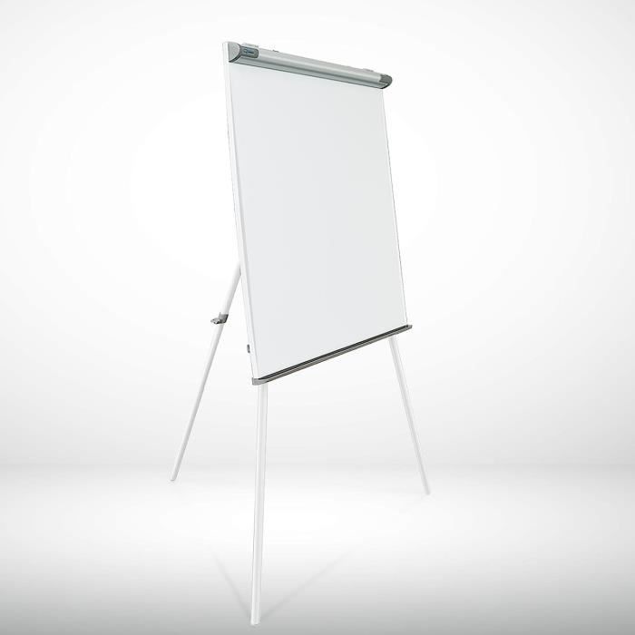 Tableau Blanc Magnétique Sur Pied Réglable - Dimensions 90x60 Cm - Portable Avec Trépied, Pour Bureau, école Ou Maison - 7