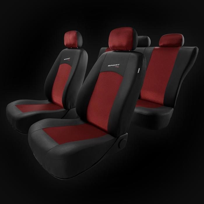 Housses De Siège Voiture Pour Seat Ibiza I II III IV V (1984-2019) - Ensemble Complet Universel Velours & Jersey