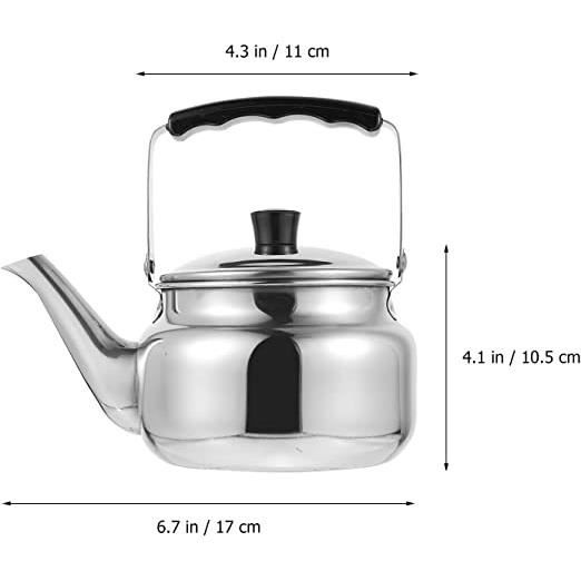 Bouilloire Sifflante Inox Bouilloire Sifflante En Acier Inoxydable 3L - Compatible Induction, Gaz, Électrique Bouilloire Sifflante Induction