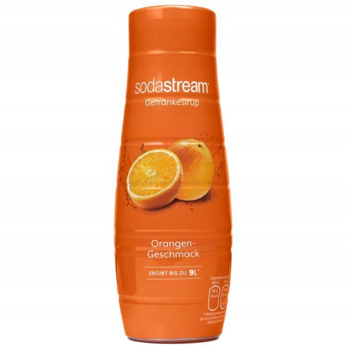 SodaStream Lot De 6 Concentrés Orange – Rafraîchissant Et Pétillant En Un Clin D’Œil !