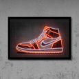 DECORATION MURALE kingxqq Jordan Sneaker Art Print Basketball Chaussures Affiche Street Wall Art Neacuteon Toile Peinture Ideacu1451-2