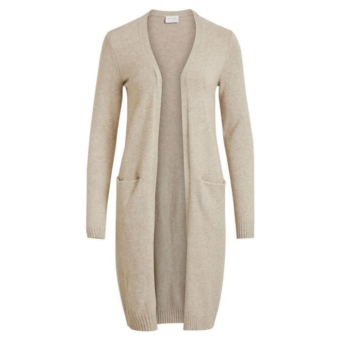 Vila Viril Gilet Vila Femme VILA VIRIL OPEN Gilet Tigerlily/orange