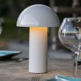 Lampe de table sans fil - LUMISKY - TOD WHITE - H28 cm - Tête orientable - LED blanc chaud-3