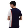 T-shirt Le Coq Sportif SAISON 1 Tee SS N°1 M - bleu nuit/blanc/tech red-3