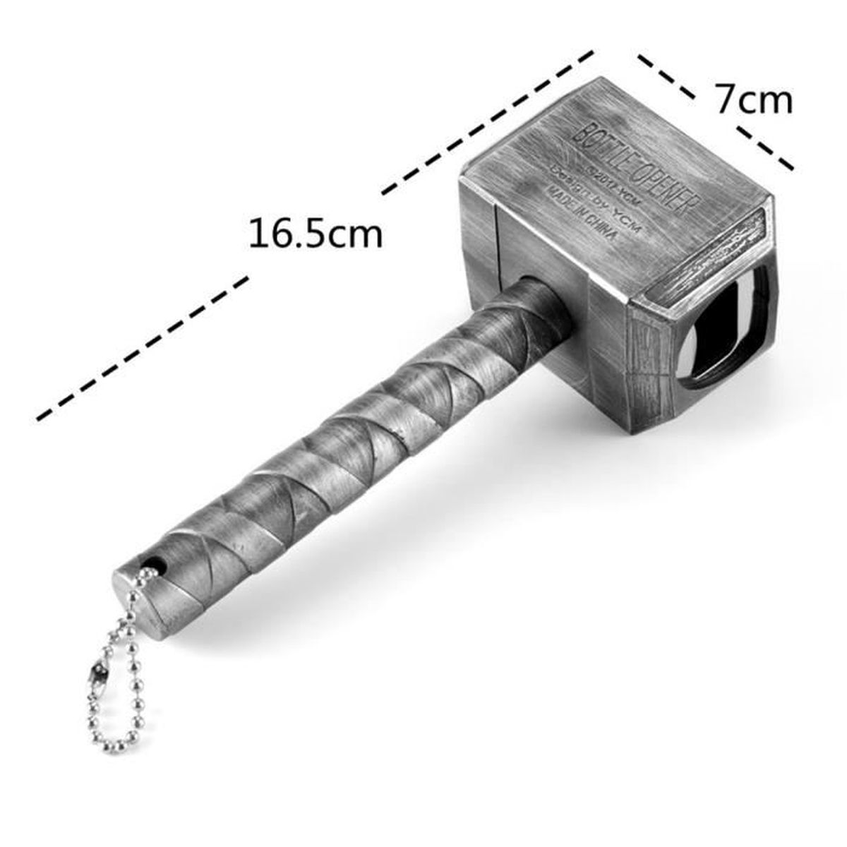 D/écapsuleur Thor Ouvre-bouteille Thors Marteau Decapsuleur Ouvreur de bi/ère Cadeau cool pour les hommes Accessoires de bar