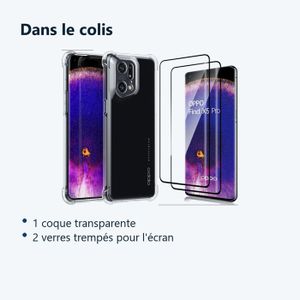 Protecteur D'écran Hydrogel Complet 3D Pour Oppo Find X5 6.55 Pouces - Transparent, Anti-rayures
