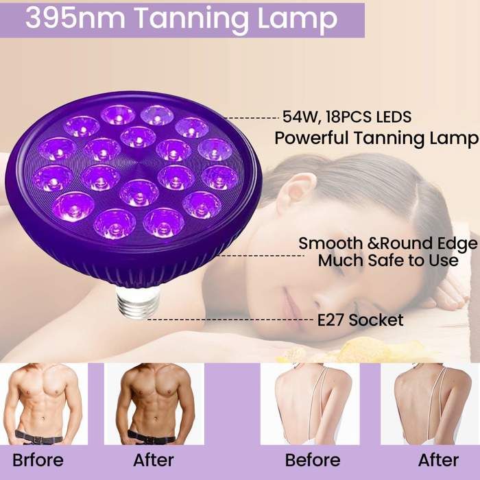 Lampe UV BaByliss Pour Bronzage Ou Jardinage - Occasion, Fonctionne, Minuterie