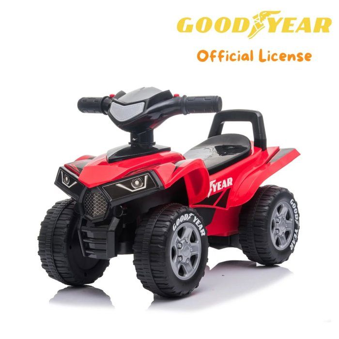 Porteur Enfants Goodyear ATV pour Bébés à ans Rouge