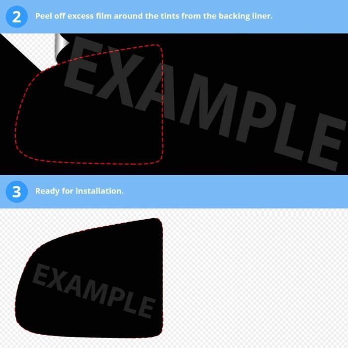 FILM TEINTÉ SOLAIRE VITRES AUTO NOIR 20% TRÈS NOIR 50CM X 300CM - Foto 14