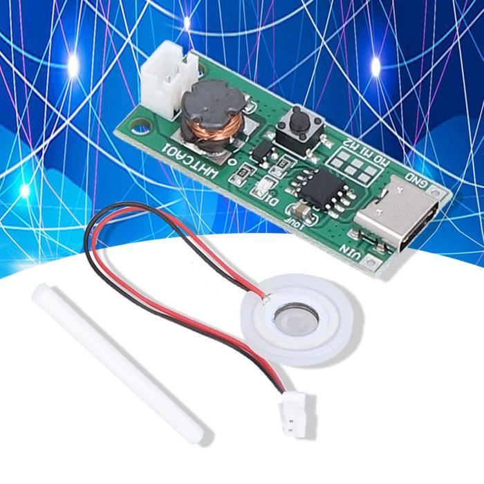 Qiilu Module humidificateur USB Module humidificateur Modules d'atomisation  USB Carte de circuit imprimé d'atomisations pour