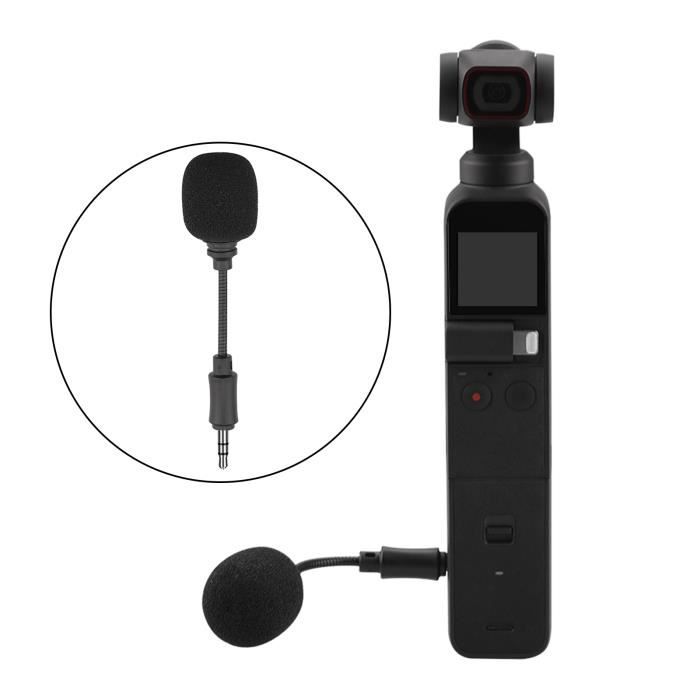 Mini Vlog Microphone pour DJI OSMO D'action, Sans Fil Vidéo Mic 3.5mm TRS  Microphone Plug and Play Micro - Cdiscount Appareil Photo