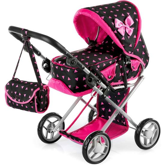 Kinderplay Poussette Poupee, Poussette Jouet - Poussette Landeau Bebe pour Poupé
