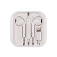 Casque audio,Éclairage Écouteur avec microphone Filaire Stéréo écouteurs pour Apple iPhone 8 7 12 Plus X XS MAX XR iPod Filaire-0