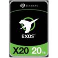 Seagate Exos X20 - Festplatte - 20 TB - intern - SAS 12Gb/s - 7200 U/min - Puffer: 256 MB - ST20000NM002D-0
