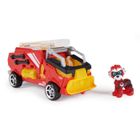 PAW PATROL VEHICULE + FIGURINE MARCUS La Super Patrouille - Le Film