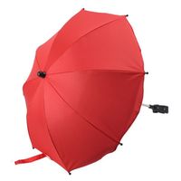 Parapluie de poussette Parasol universel pour poussette de 14 pouces avec puericulture tete Vert Rouge (colle argentée) YN013