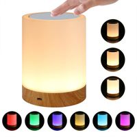 Lampe de Table Chevet Tactile LED Lampe de Bureau Veilleuse pour Chambre Enfants et Salons Changeante Luminosité Réglable