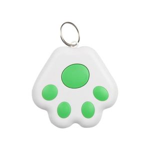 TRACAGE GPS Vert-Traqueur GPS en forme de patte de chat, alarme anti-perte, sans fil, Bluetooth, localisateur pour animal