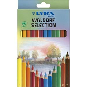 CRAYON DE COULEUR Super Ferby Waldorf - Etui 12 crayons de couleur.[G276]