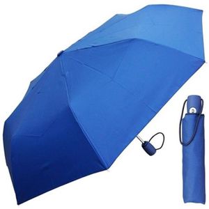 DORRISO Homme Femme Automatique Parapluie Pliant Bois-Poign/ée Coupe-Vent Imperm/éable Anti-UV Ombrelle Portable /étanche Parapluie Voyage Bleu A