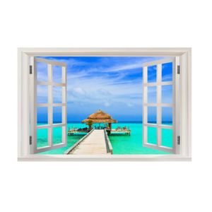 Sticker fenêtre déco Paysage réf 5395 5395