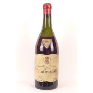 VIN ROUGE vin de table L de vallouit ambroisie rouge 1943 - 