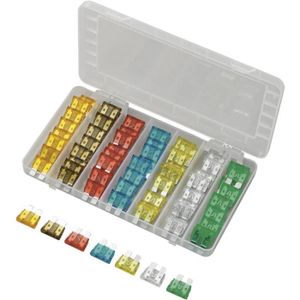 Grand Maxi en plastique Fusibles plats Fusibles jeu Assortiment 20-70 a 18 pièces