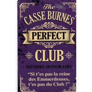 Plaque décorative en tôle avec motif chevaux - 30 x 20 cm