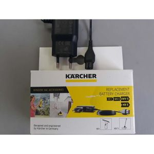 vhbw Chargeur adaptateur remplacement pour Kärcher 6.654.420.0,  6.654.350.0, 2.633-511.0, 2.633-107.0, 2.633-115.0 pour nettoyeur lave- vitres à vapeur