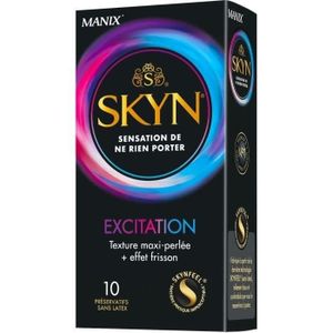 PRÉSERVATIF SKYN Excitation 10 préservatifs