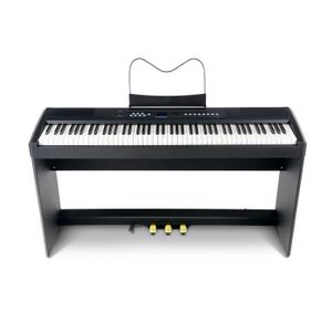 Bois Massif Protections Sol pour Piano avec Patin Antidérapant pour Piano Couleur Bois Patins Massif pour Pied Piano Protections Roulettes Pied Piano 4 Pièces Caster Cups pour Pieds Piano 