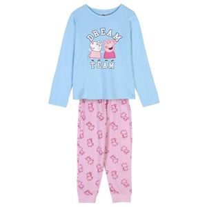 PYJAMA Pyjama long fille Cerda Peppa Pig - light blue - 4