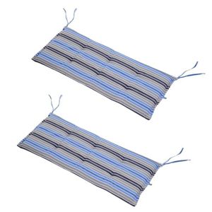 40 x 40 cm, bleu canapé en coton doux pour jardin salle à manger GGoty Coussin de banc 2/3 places 100 cm/120 cm terrasse 