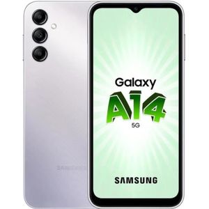 SMARTPHONE SAMSUNG Galaxy A14 4 Go 64 Go Argent Smartphone 5G