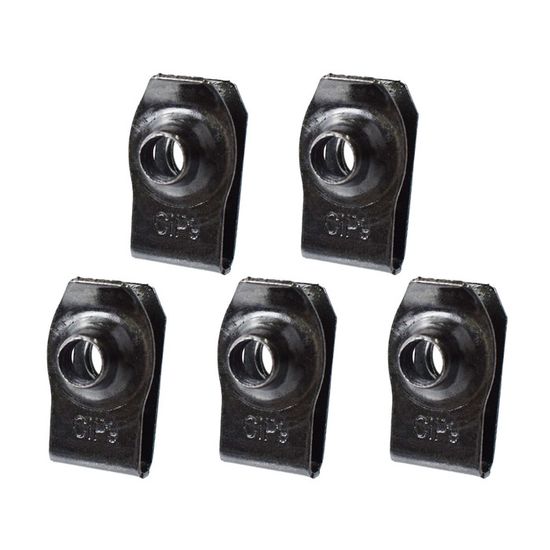 Jeu De 20 Vis M4.2 + écrous En U Pour Doublure D'aile - Noir Phosphate, Universel Auto