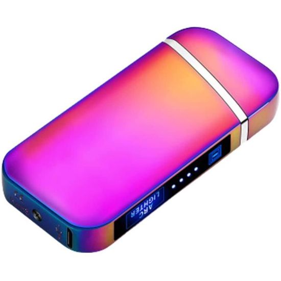 Briquets Électroniques Rechargeables USB - Lot De 4, Sans Flamme, Arc Électrique, Coupe-Vent, Tactile
