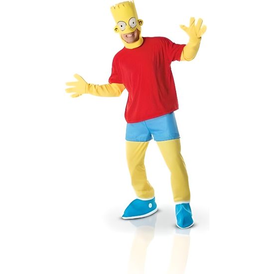 Déguisement Bart adulte Les Simpson en polyester - taille STD