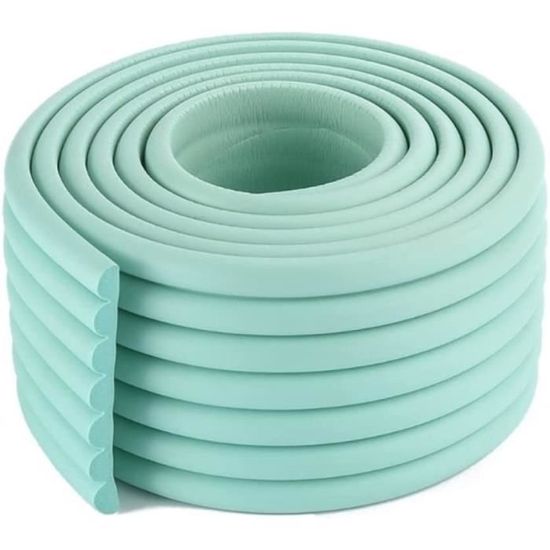 Bande Protection Coins Table Bébé - 6 M, Autocollante, Mousse EVA épaisse, Blanc, Pour Angles Et Murs