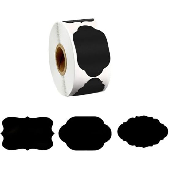 Étiquettes De Tableau Noir, 300PCS d'Autocollants de Tableau Noir +1  marqueurs de Craie, Étiquettes Adhésives Réutilisables, Étiquettes  Imperméables Pour Cuisines, Bureau, Bouteille (6x4 cm) : :  Fournitures de bureau