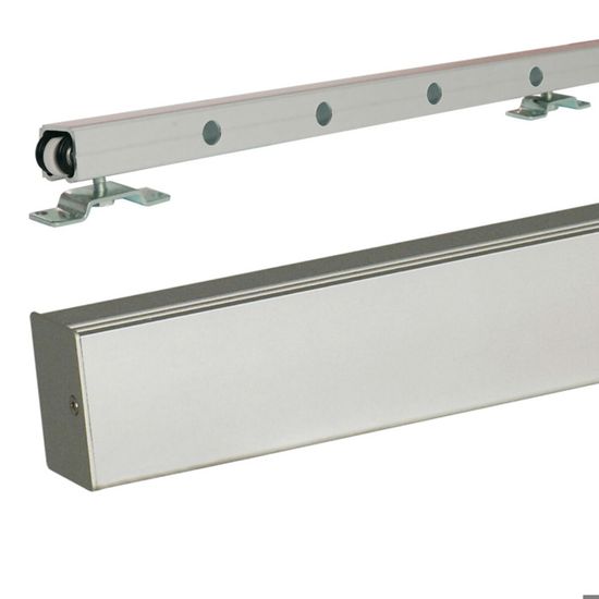 Rail Alu Avec Cache Rail Couleur Alu - Cdiscount Bricolage