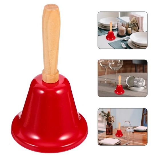 Clochette De Table Métal Rétro HERCHR – Son Clair Et Fort – Idéal Hôtel, Restaurant, Noël