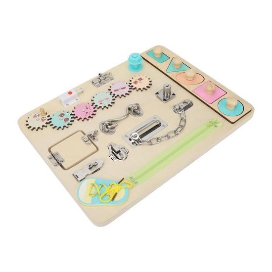 Plateau Tournant à Billes Montessori Pour Busy Board - Pièce Sensorielle, Motricité Fine, Jouet Voyage Enfant 2-3 Ans - 3