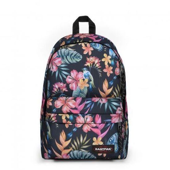 EASTPAK Sac dos Dodger Tropical Flowers Eastpak noir