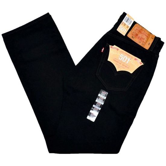 LEVI'S Jeans 501 premium Coupe droite Noir Homme