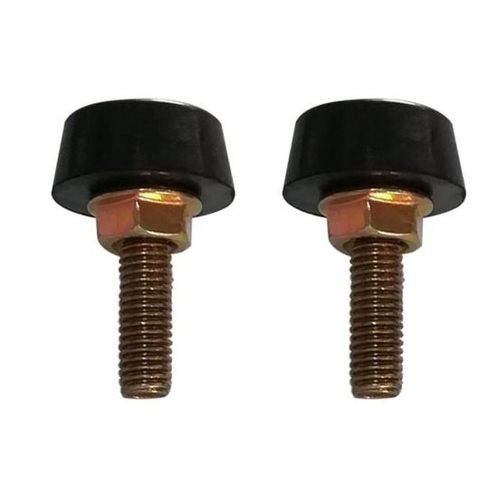 Butée De Capot Caoutchouc/aluminium Compatible Patrol Y60 & Maverick 88-97 – Filetage M8 X 1,25 – Lot De 2 Pièces